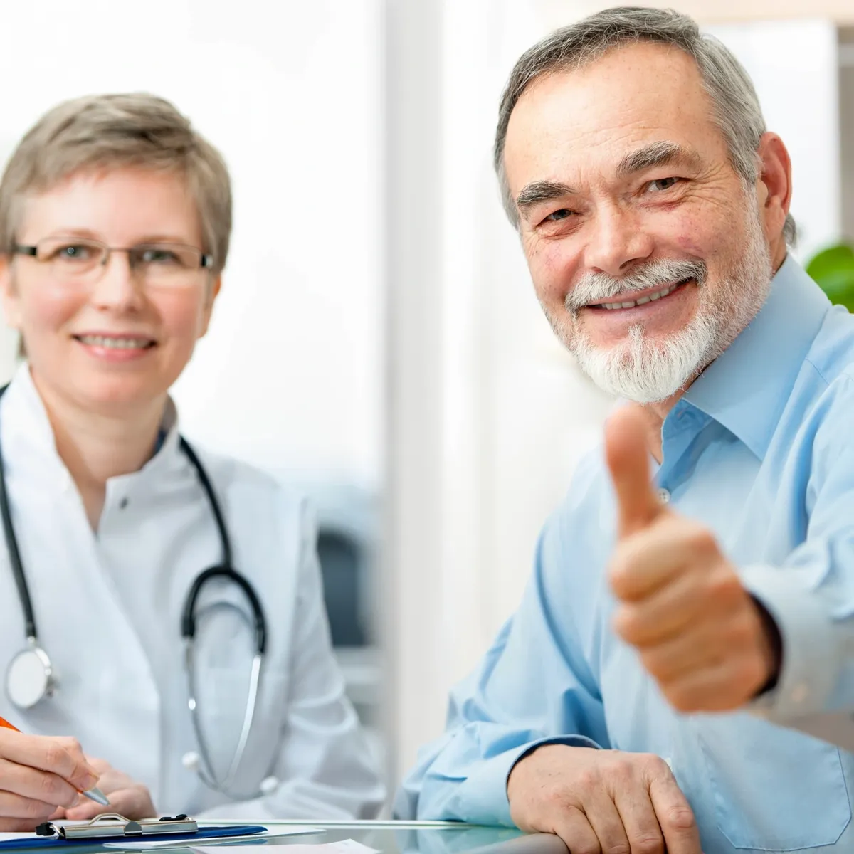 Medical professionals collaborating